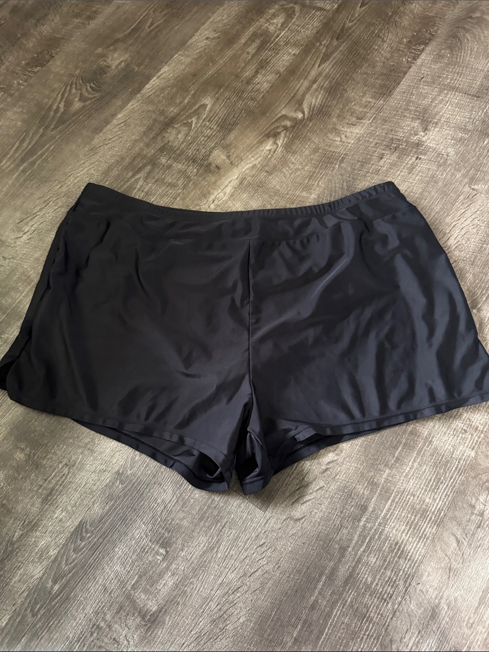 Women’s Black Athletic Swim Shorts - Comfortable Performance